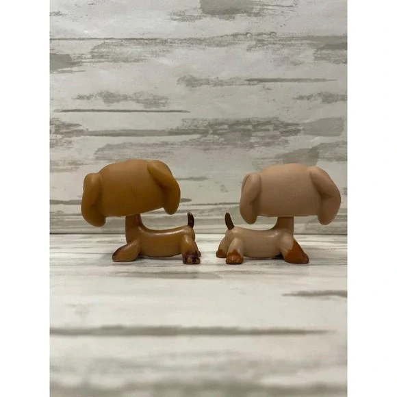 Littlest Pet Shop Dachshunds DOGS #139 & #518 LPS